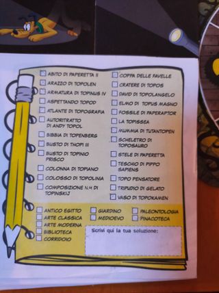 Il Mistero di Topolinia Gioco da Tavolo Disney