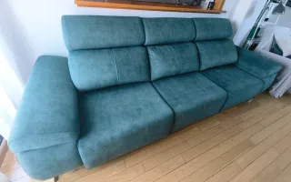 Sofá de diseño italiano en tela