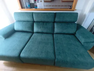 Sofá de diseño italiano en tela