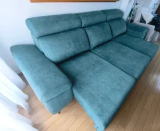 Sofá de diseño italiano en tela