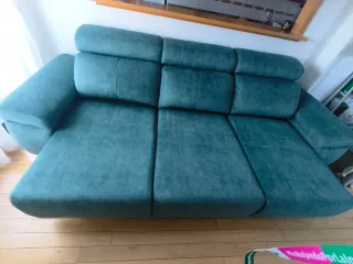 Sofá de diseño italiano en tela