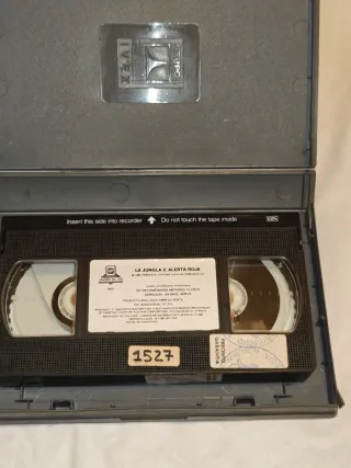 VHS La Jungla 2 Alerta Roja Bruce Willis