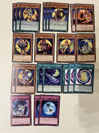 Lotto Carte Yu-Gi-Oh! Lunalight