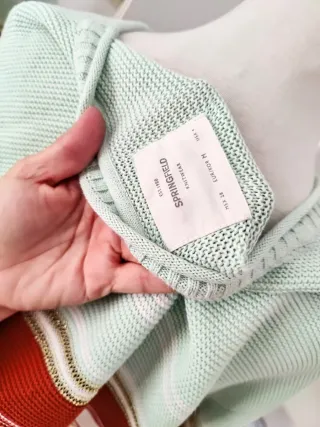 Jersey rayas multicolor con hilos dorados M 38