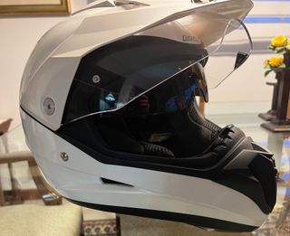 Casco Moto Airoh Trail Blanco Talla M