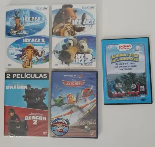 Lote 8 Películas DVD Infantiles