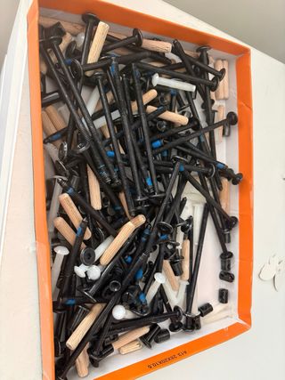 Litera matrimonial de madera blanca negociable