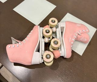 Patines rosas niña talla 37.marca oxelo