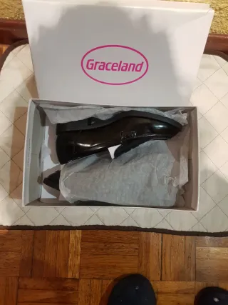 Zapatos Graceland Talla 36 Negros Sin Estrenar