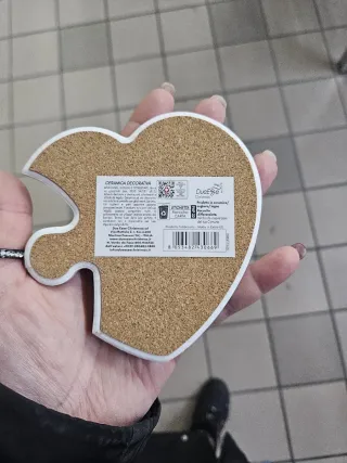 Puzzle Cuore Rosso Angelo Cuori Sottobicchieri