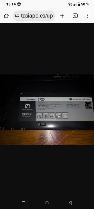 Portátil Acer Negro