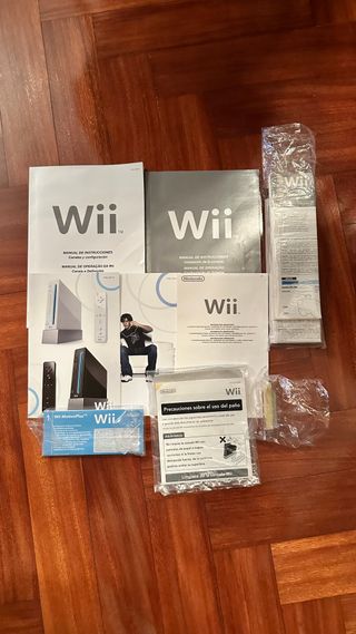 Nintendo Wii Consola Negra + Accesorios