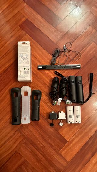 Nintendo Wii Consola Negra + Accesorios