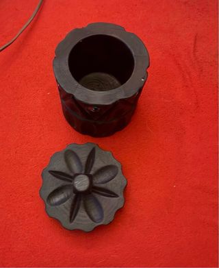 Joyero Madera Rústico Tapa Cubo