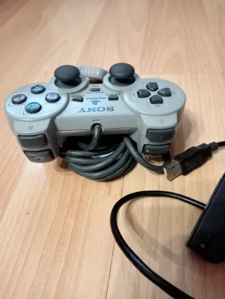 Mando PS1 + Adaptador PS2