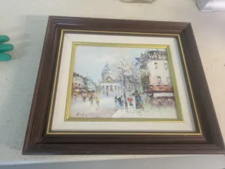 Cuadro retro estilo clásico