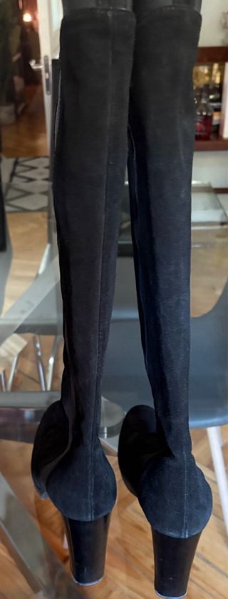 Botas altas castañer negras 40