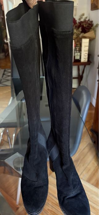 Botas altas castañer negras 40