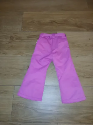 Pantalón de esquí rosa. Talla 116.