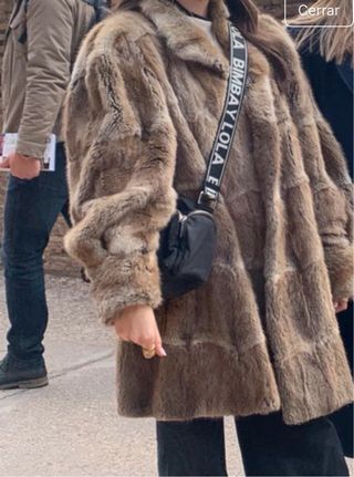 Abrigo vintage piel marrón, una joya de los 70/80