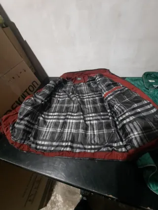 Lote de 2 Chaqueta acolchada verde y roja