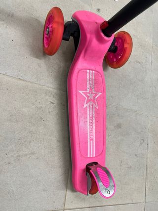 Monopattino per bambini a 3 ruote rosa