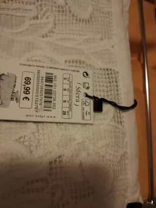 Falda larga blanca verano