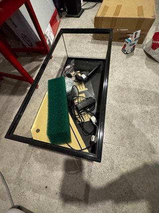 Tortuguera grande con isla y rampa