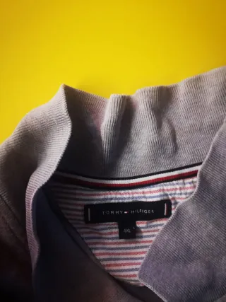 Polo Tommy Hilfiger Gris Talla 4XL