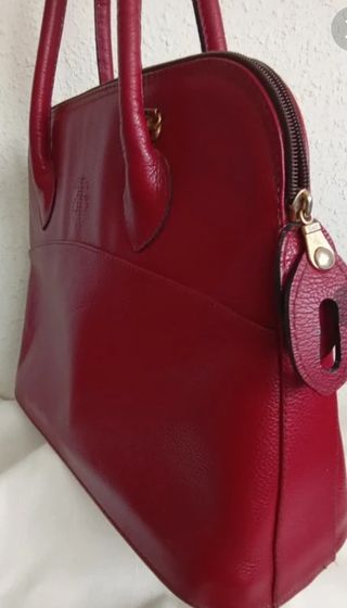 Bolso de mano mujer rojo