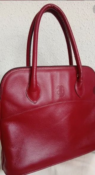 Bolso de mano mujer rojo