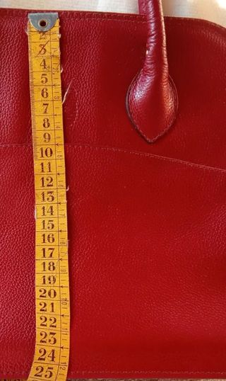 Bolso de mano mujer rojo