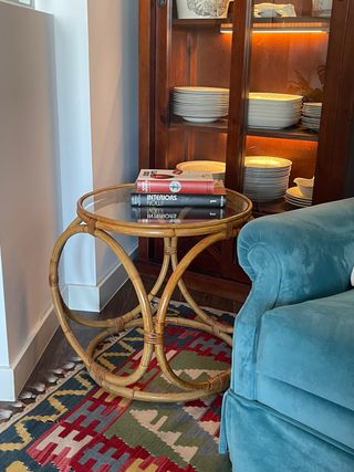 Mesa Auxiliar Bambú Vintage