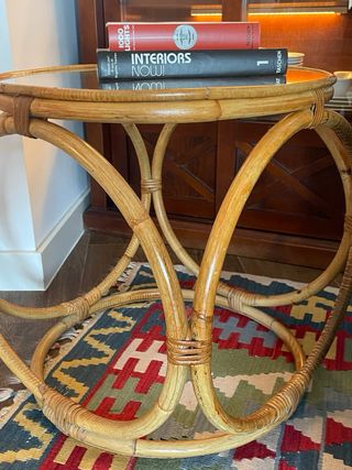 Mesa Auxiliar Bambú Vintage