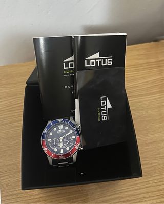 Reloj Lotus “ PEPSI” Híbrido Azul y Rojo