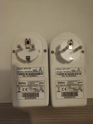 Adaptador PLC Ethernet Telefonica APF210D