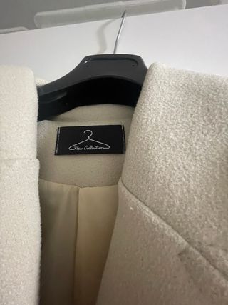 Cappotto beige lungo tg U