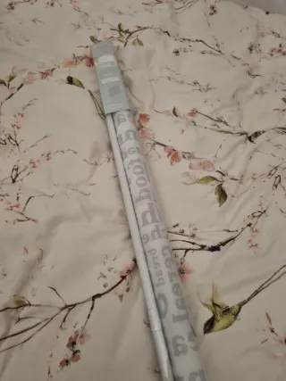 Estor Cocina Palabras Gris y Blanco 105x190cm