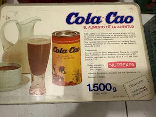 Lote 6 Cajas Metálicas Vintage Cola Cao