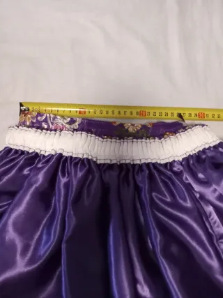 Traje de Fallera Morado y Blanco