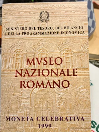 2000 Lire Argento Italia 1999 Museo Nazionale Roma