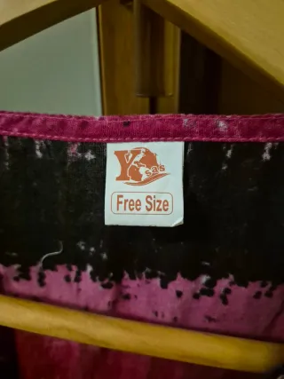 Tunic/Dress Yasar One Ethnic Beaded Pink Black