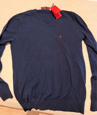 Jersey Lana Merino Carolina Herrera Azul Marino