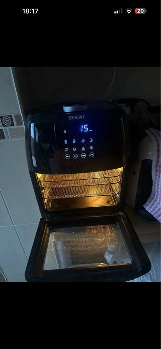 Freidora de Aire Sogo 6L Horno 1800W