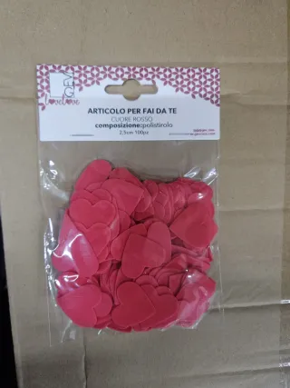 Cuori Decorativi Rossi Set San valentino