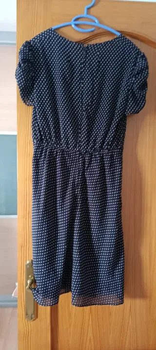 Vestido H&M coqueto, azul marino