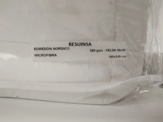 Edredón Nórdico Microfibra Blanco