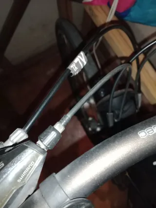 Bicicleta de paseo Btwin negra