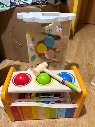 Juguetes de madera educativos