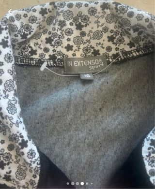 Conjunto chándal terciopelo negro S